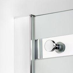 KABINA DIORA 1D PROSTOKĄTNA U 100x90x200 CZYSTE 6mm ACTIVE SHIELD 2.0