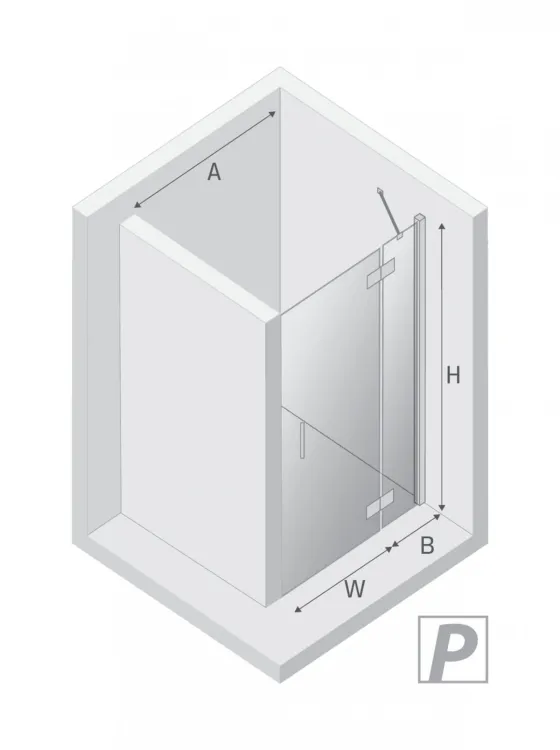 DRZWI WNĘKOWE NEW RENOMA 1D P 80x195 CZYSTE 6mm ACTIVE SHIELD 2.0