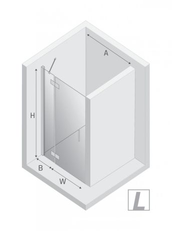 Przejdź do produktu DRZWI WNĘKOWE NEW RENOMA 1D L 100x195 CZYSTE 6mm ACTIVE SHIELD 2.0