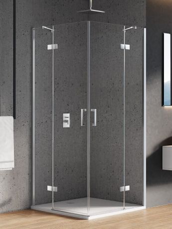 Przejdź do produktu KABINA NEW RENOMA 2D KWADRATOWA  90x90x195 CZYSTE 6mm ACTIVE SHIELD 2.0