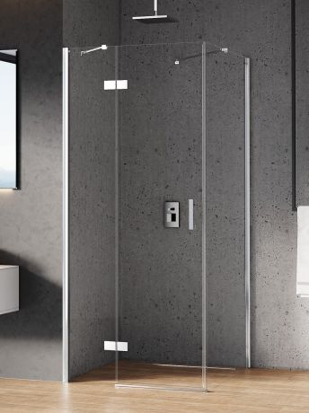 Przejdź do produktu KABINA NEW RENOMA 1D PROSTOKĄTNA L 100x90x195 CZYSTE 6mm ACTIVE SHIELD 2.0