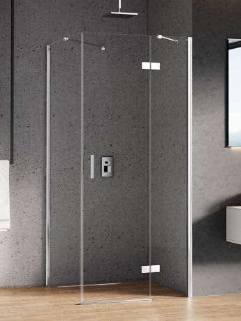 Przejdź do produktu KABINA NEW RENOMA 1D PROSTOKĄTNA P 120x80x195 CZYSTE 6mm ACTIVE SHIELD 2.0