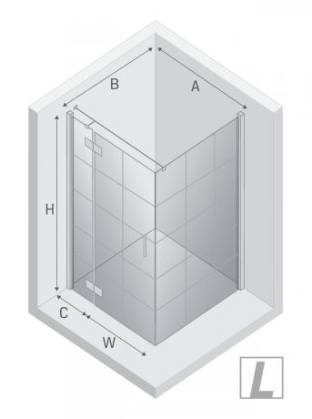 Przejdź do produktu KABINA NEW RENOMA BLACK 1D PROSTOKĄTNA L 120x80x195 CZYSTE 6mm ACTIVE SHIELD 2.0 WZÓR KRATKA WSP. RÓWNOLEGŁY