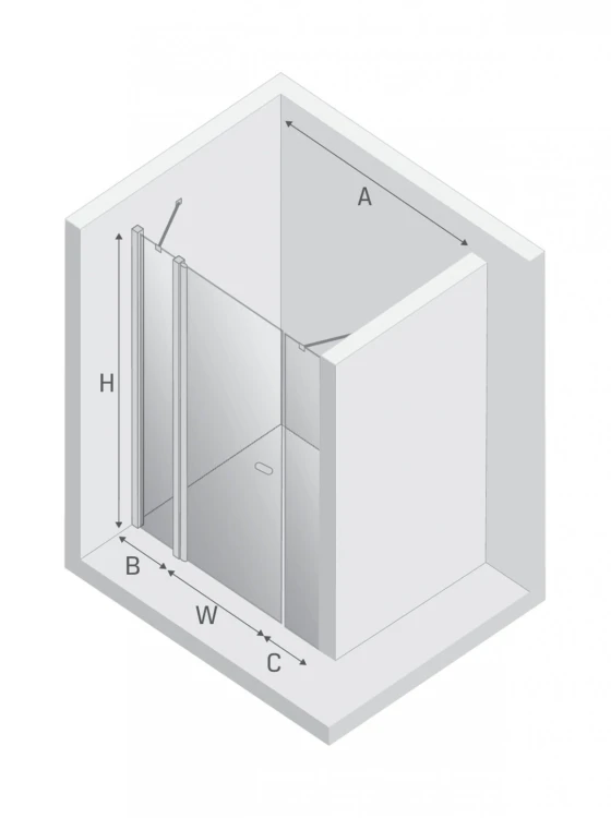 NZ2 DRZWI WNĘKOWE NEW SOLEO 1D U 140x195 CZYSTE 6mm ACTIVE SHIELD 2.0