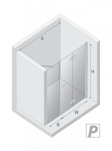 NZ2 DRZWI WNĘKOWE NEW SOLEO 1D P 140x195 CZYSTE 6mm ACTIVE SHIELD 2.0
