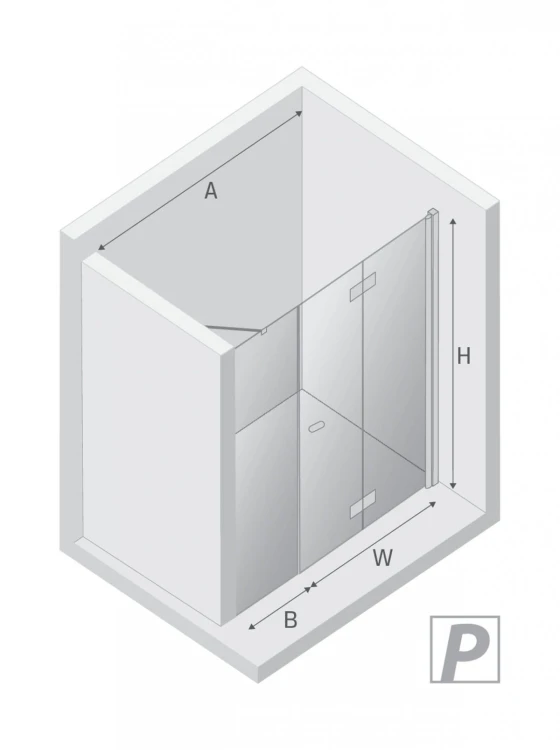 NZ2 DRZWI WNĘKOWE NEW SOLEO 1D P 140x195 CZYSTE 6mm ACTIVE SHIELD 2.0