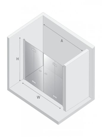 Przejdź do produktu DRZWI WNĘKOWE NEW SOLEO 2D U 190x195 CZYSTE 6mm ACTIVE SHIELD 2.0