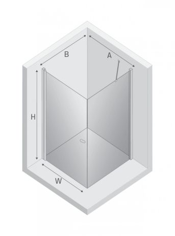 Przejdź do produktu KABINA NEW SOLEO 1D PROSTOKĄTNA U 90x80x195 CZYSTE 6mm ACTIVE SHIELD 2.0