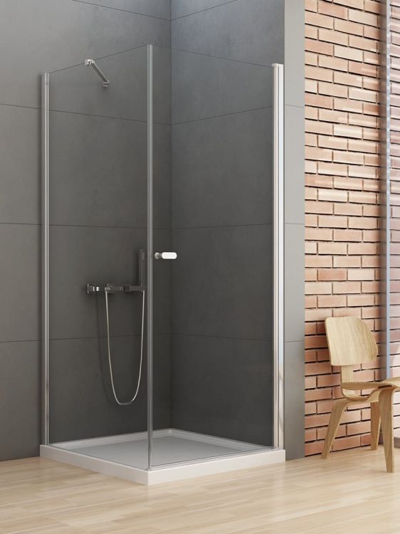 KABINA NEW SOLEO 1D PROSTOKĄTNA U 100x70x195 CZYSTE 6mm ACTIVE SHIELD 2.0