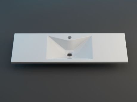 Przejdź do produktu  Umywalka na dowolny wymiar z materiałów Solid Surface z misą Cross SOL