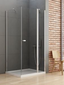 KABINA NEW SOLEO 1D PROSTOKĄTNA U 110x80x195 CZYSTE 6mm ACTIVE SHIELD 2.0