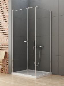 KABINA NEW SOLEO 1D PROSTOKĄTNA U 100x80x195 CZYSTE 6mm ACTIVE SHIELD 2.0