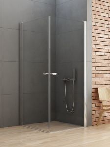 KABINA NEW SOLEO 2D PROSTOKĄTNA U 70x90x195 CZYSTE 6mm ACTIVE SHIELD 2.0