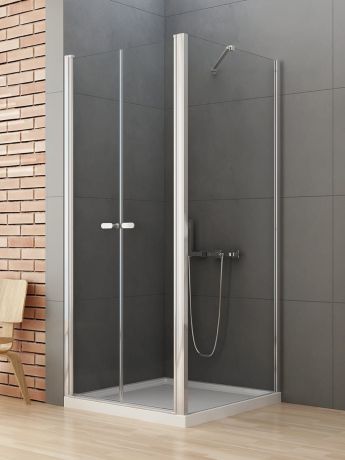 Przejdź do produktu NZ2 KABINA NEW SOLEO 2D KWADRATOWA U 100x100x195 CZYSTE 6mm ACTIVE SHIELD 2.0
