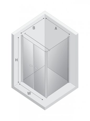 Przejdź do produktu KABINA NEW SOLEO 2D KWADRATOWA U 80x80x195 CZYSTE 6mm ACTIVE SHIELD 2.0  WSP. RÓWNOLEGŁY
