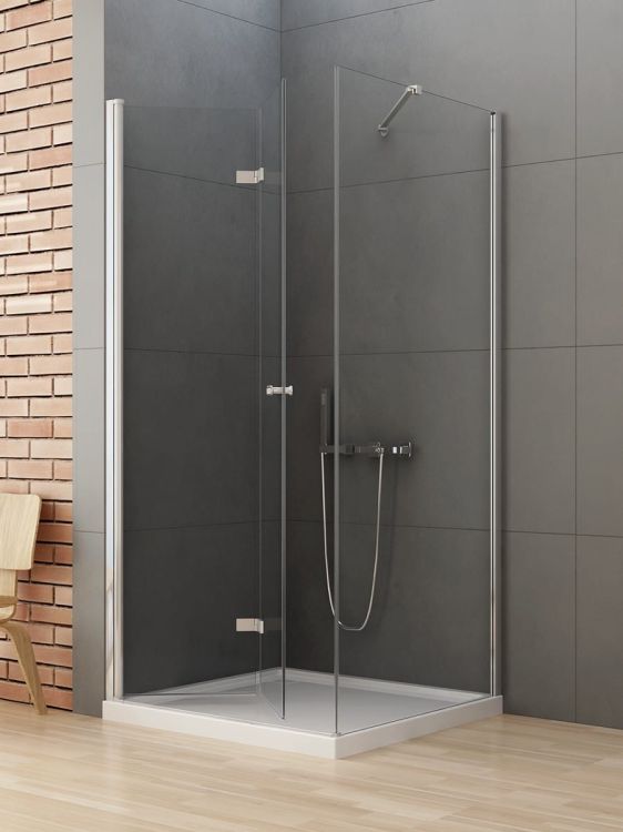 KABINA NEW SOLEO 1D PROSTOKĄTNA L 100x70x195 CZYSTE 6mm ACTIVE SHIELD 2.0