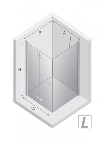Przejdź do produktu KABINA NEW SOLEO 1D PROSTOKĄTNA L 100x70x195 CZYSTE 6mm ACTIVE SHIELD 2.0