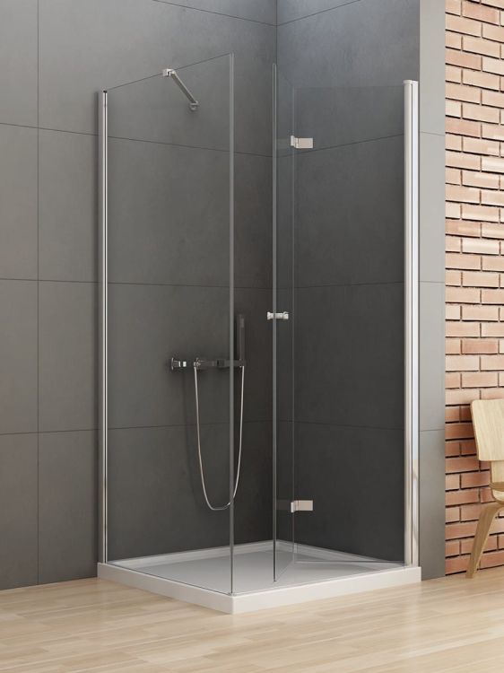 KABINA NEW SOLEO 1D KWADRATOWA P 70x70x195 CZYSTE 6mm ACTIVE SHIELD 2.0