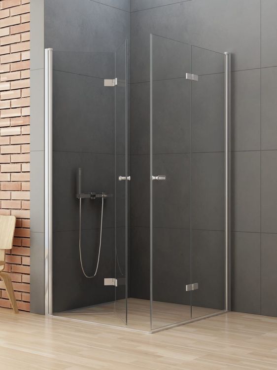 KABINA NEW SOLEO 2D PROSTOKĄTNA  70x80x195 CZYSTE 6mm ACTIVE SHIELD 2.0
