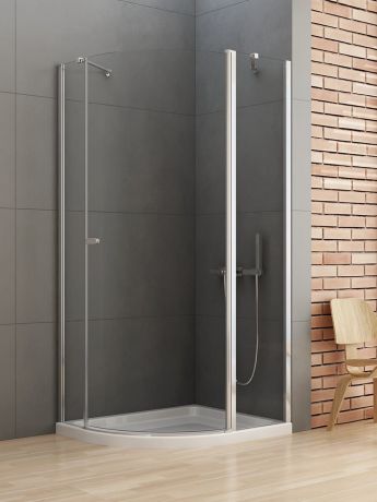 Przejdź do produktu NZ2 KABINA NEW SOLEO 1D ASYMETRYCZNA U 120x85x195 CZYSTE 6mm ACTIVE SHIELD 2.0