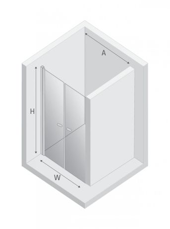 Przejdź do produktu DRZWI WNĘKOWE NEW SOLEO BLACK 2D U 80x195 CZYSTE 6mm ACTIVE SHIELD 2.0
