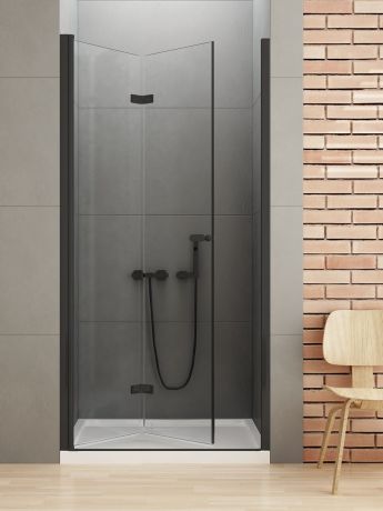 Przejdź do produktu DRZWI WNĘKOWE NEW SOLEO BLACK 1D L 90x195 CZYSTE 6mm ACTIVE SHIELD 2.0