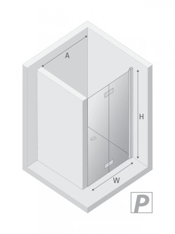 Przejdź do produktu DRZWI WNĘKOWE NEW SOLEO BLACK 1D P 90x195 CZYSTE 6mm ACTIVE SHIELD 2.0