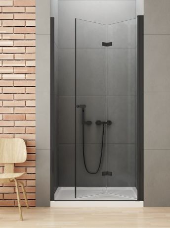 Przejdź do produktu DRZWI WNĘKOWE NEW SOLEO BLACK 1D P 100x195 CZYSTE 6mm ACTIVE SHIELD 2.0
