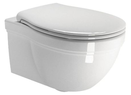 Przejdź do produktu CLASSIC WC wiszące 37x55 cm, biały ExtraGlaze