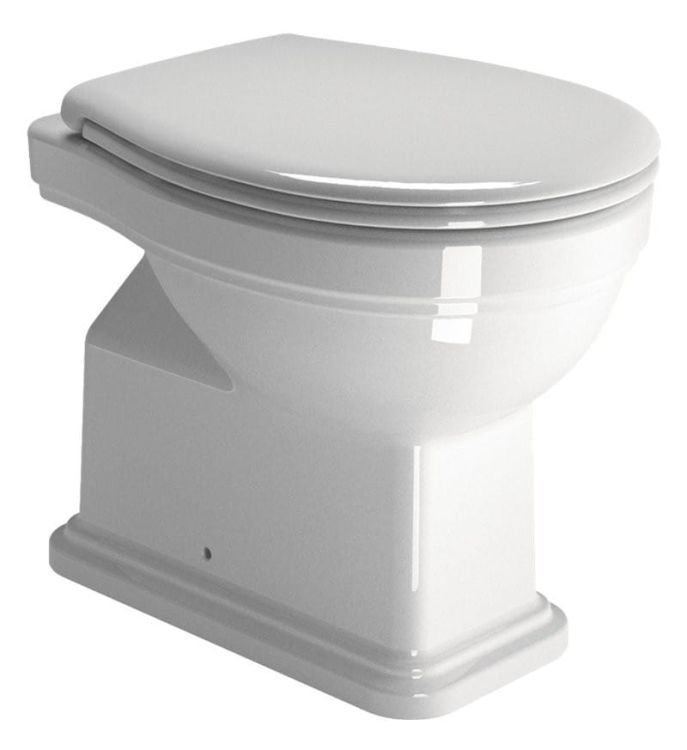 CLASSIC miska WC 37x54 cm, tylny odpływ, biały ExtraGlaze