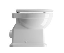 CLASSIC miska WC 37x54 cm, tylny odpływ, biały ExtraGlaze