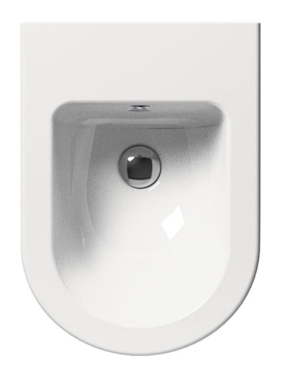 PURA bidet wiszący 50x36 cm, biały ExtraGlaze
