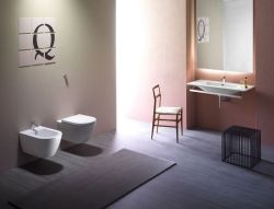 PURA bidet wiszący 50x36 cm, biały ExtraGlaze