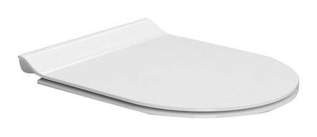 Przejdź do produktu NORM/PURA deska WC, SLIM, Soft Close, biała/chrom