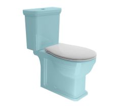 CLASSIC deska WC, Soft Close, biała/chrom