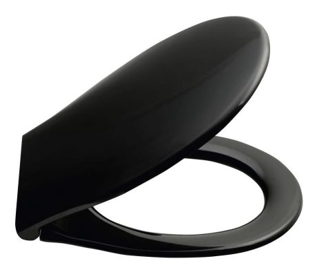 Przejdź do produktu CLASSIC deska WC, Soft Close, czarny/chrom