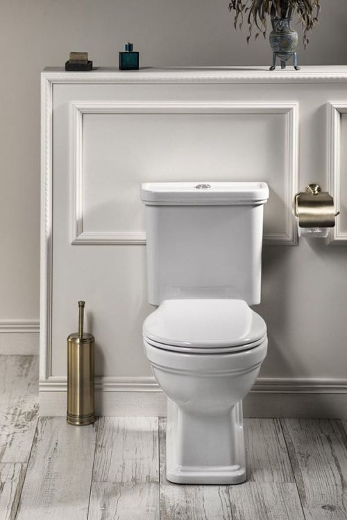 CLASSIC kompakt WC, odpływ dolny/tylny, biały