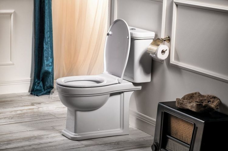 CLASSIC kompakt WC, odpływ dolny/tylny, biały