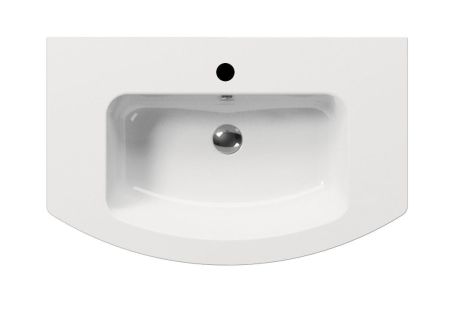 Przejdź do produktu PURA umywalka Slim obła 82x52 cm, biały ExtraGlaze