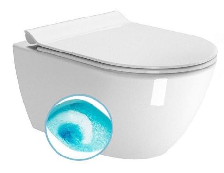 Przejdź do produktu PURA WC wiszące, Swirlflush, 50x36 cm, biały ExtraGlaze