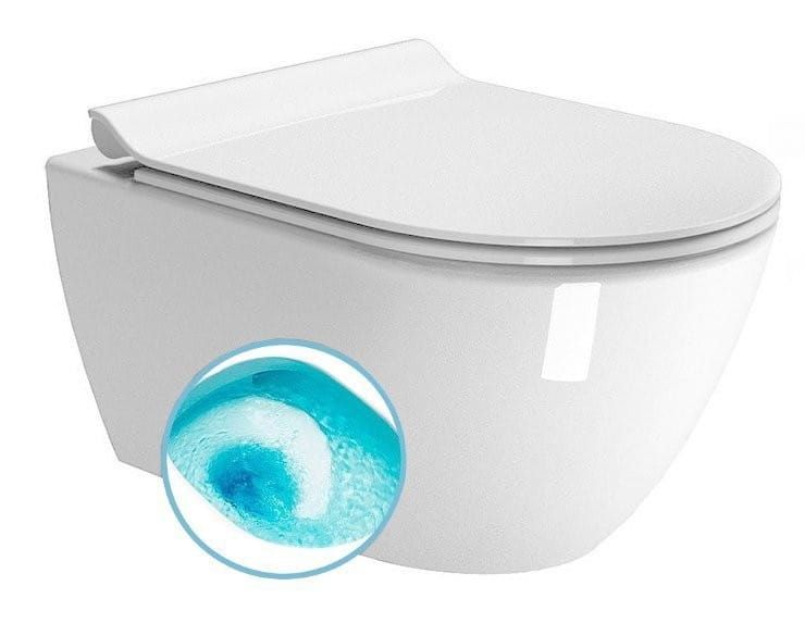 PURA WC wiszące, Swirlflush, 50x36 cm, biały ExtraGlaze