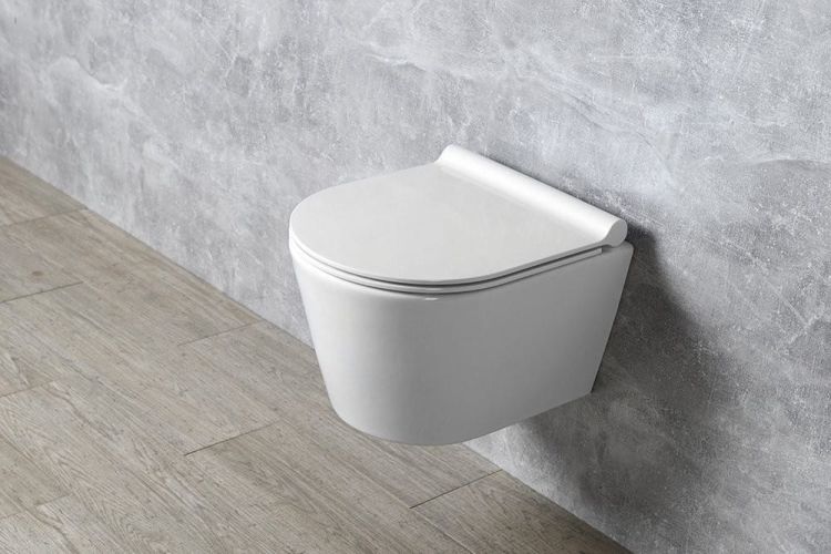 KUBE X, NORM deska WC Soft Close SLIM, duroplast, biała