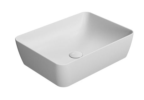 Przejdź do produktu SAND umywalka ceramiczna nablatowa 50x38 cm, biały mat