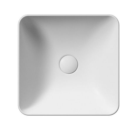 Przejdź do produktu SAND umywalka ceramiczna nablatowa 38x38 cm, biały mat