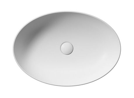 Przejdź do produktu PURA umywalka ceramiczna nablatowa 60x42 cm, biały mat