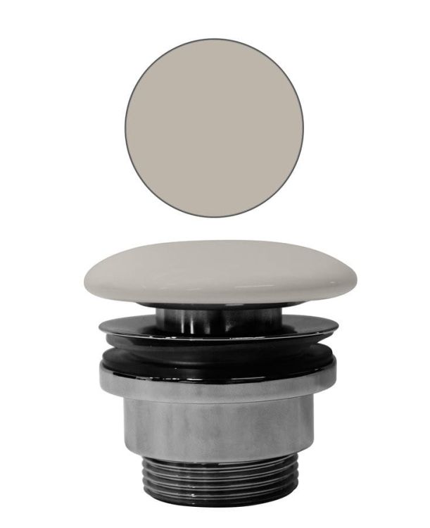 GSI korek umywalkowy 5/4'', niezamykany, wys. 5-65 mm, ceramiczny grzybek, creta mat