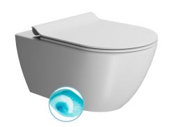 PURA WC wiszące, Swirlflush, 55x36 cm, biały dual-mat