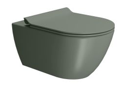 PURA WC wiszące, Swirlflush, 55x36 cm, agave dual-mat