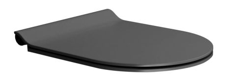 Przejdź do produktu Deska WC, SLIM, Soft Close, czarny mat/chrom