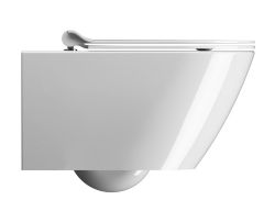KUBE X WC wiszące, Swirlflush, 55x36 cm, biały ExtraGlaze